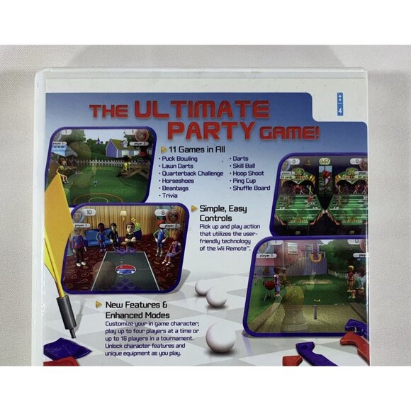 Game Party 2 Video Game 11 Games 2008 (Nintendo Wii) Complete with Manual Tested - Picture 4 of 5